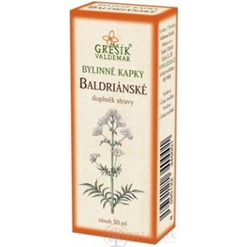 Grešík Baldriánské bylinné kapky 50 ml