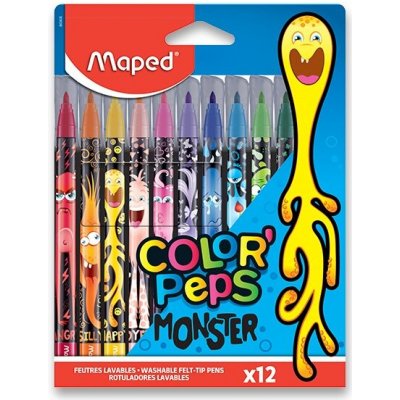 Maped Fixy Color'Peps Monster 141256 12 ks – Zboží Živě