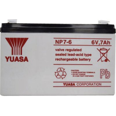 YUASA NP7-6 7Ah 6V – Zboží Živě