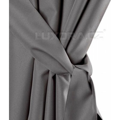 Zahradní závěs tm.šedý s tunýlkem - 200 x 155 cm – Sleviste.cz