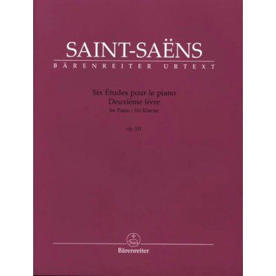 Camille Saint-Saens: Six Etudes Pour le Piano noty na klavír – Zboží Mobilmania