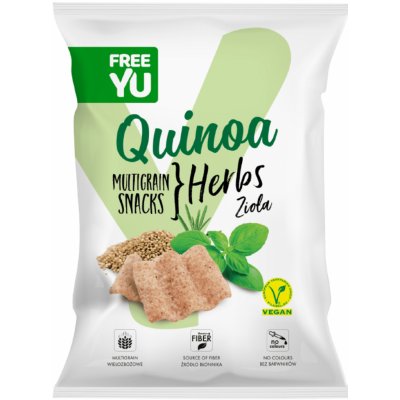 FreeYu Quinoa multigrain snack Herbs 70 g – Zboží Dáma