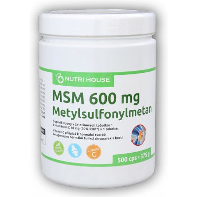Nutri House MSM 500 kapslí – Hledejceny.cz