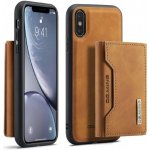 Pouzdro AppleKing dG.MING 2v1 s odnímatelnou magnetickou peněženkou iPhone X/Xs - hnědé – Hledejceny.cz