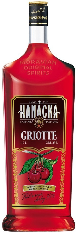 Hanácká Griotte 25% 1 l (holá láhev)