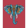 Malování podle čísla Zuty Malování podle čísel Mandala slon