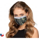 Balerina stylová nano rouška IIR Army zelený č. 76 10 ks – Zboží Dáma