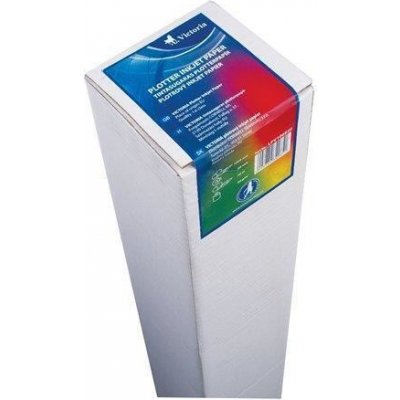 VICTORIA PAPER Plotterový papír, do inkoustové tiskárny, 420mm x 50m, 50mm dutina, 90g, VICTORIA – Zboží Živě
