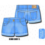 Minoti KG Dshort 5 kraťasy dívčí džínové s elastenem modrá – Zboží Dáma