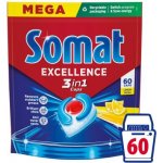 Somat Excellence 3v1 Lemon kapsle do myčky 60 ks – Hledejceny.cz