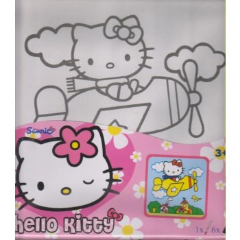 Hello Kitty v letadle Malování na plátno