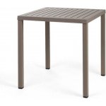 Nardi Šedo hnědý plastový zahradní stůl Cube 70 x 70 cm – Hledejceny.cz