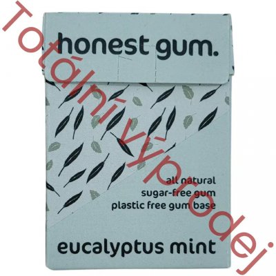 Honest Gum eukalyptová máta přírodní žvýkačky 12 ks – Hledejceny.cz