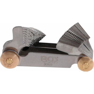 Závitové měrky 52 plátků 4 - 62W, 0.25 - 6,0 mm - BGS 3069 – Hledejceny.cz