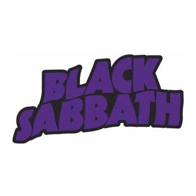 Black Sabbath Standard Patch: Logo Cut Out (retail Pack)