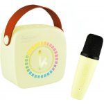 Kiddoboo Bluetooth mini karaoke set s mikrofonem a reproduktorem Yellow – Sleviste.cz