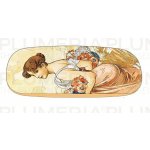 Plumeria pouzdro na brýle pevné Summer Alfons Mucha – Zboží Mobilmania