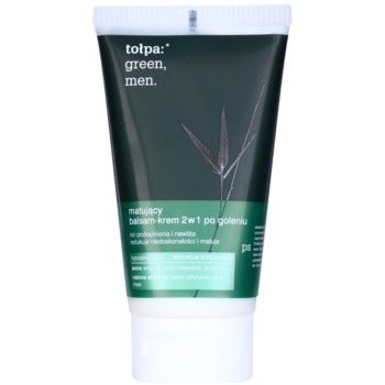 Tołpa Green Men zklidňující balzám po holení s hydratačním účinkem Lemon Grass, Mint, Green Tea (Hypoallergenic) 125 ml