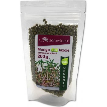 Aspen team s.r.o. Aspen team Semínka na klíčení mungo fazole ORGANIC 200 g