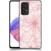 Pouzdro a kryt na mobilní telefon Samsung Pouzdro ACOVER Samsung Galaxy A53 5G s motivem Floral I