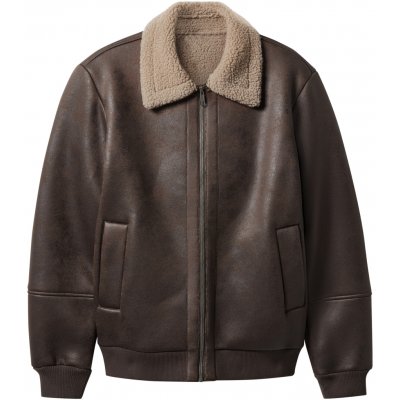 Esmara Men pánská bunda Biker hnědá – Zboží Dáma