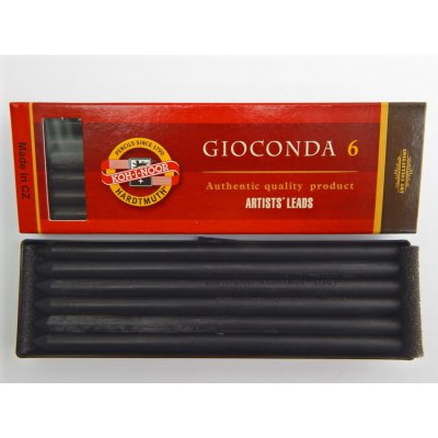 KOH-I-NOOR Křída černá kreslířská tvrdost 2 – Zboží Dáma