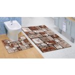 Bellatex 3D tisk sada kamenná dlažba sada 60 x 100 60x50 cm – Sleviste.cz