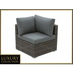 DEOKORK Ratanový rohový díl MALIBU (šedá) – Zboží Dáma