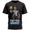 Pánské Tričko Malfini Pánské Tričko s potiskem Zombie Fucking Monday Černá