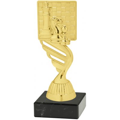 Soška ŠACHY M/P419 Soška zlatá výška 15 cm – Sleviste.cz