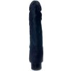 Vibrátor EasyLove Real Skin Black realistický 23 cm