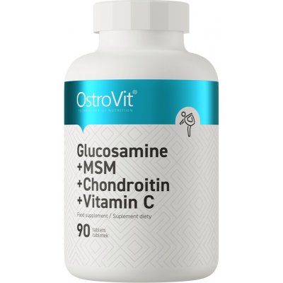 Ostrovit Glucosamin + MSM + Chondroitin + Vitamín C 90 tablet – Hledejceny.cz