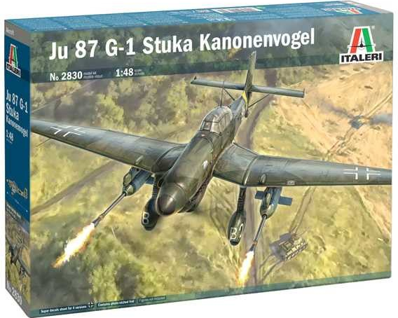 Italeri Model Kit letadlo 2830 Junker Ju-87 G-1 1:48