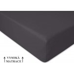 Brotex Jersey prostěradlo Exclusive antracit 90x200 – Zboží Dáma