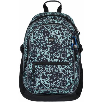 Baagl batoh Core Graffito A 8563 25 l černá – Zboží Mobilmania