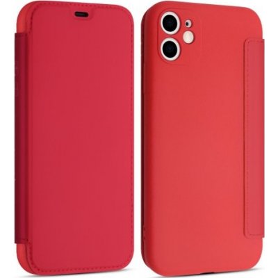 Pouzdro AppleKing flipové silikonové s kapsou na kartu iPhone 11 Pro Max - červené – Zbozi.Blesk.cz