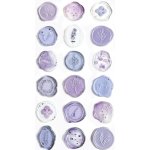 Galeria Papieru Dekorativní samolepicí pečetě - světle fialové, 18 ks – Sleviste.cz