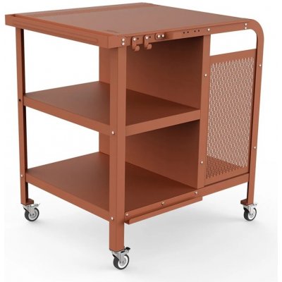 ZiiPa Servírovací vozík Desserte Pantana Terracota 87 x 50,8 x 73,2 cm – Zboží Dáma