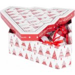 MagicHome Vánoční koule 14 ks 7,5 cm červená bílá na vánoční stromek – Hledejceny.cz