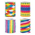 Boland Sada 12 strakatých lamponů válců – Zboží Dáma