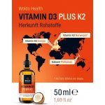 WoldoHealth Vitamin D3+K2 Kapky 1000 I.U. 50 ml – Zbozi.Blesk.cz