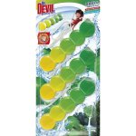 Dr. Devil WC Bicolor 5ball závěsný WC blok Natur Fresh 3 x 35 g – Zboží Mobilmania