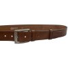 Pásek Penny Belts pánský kožený opasek EXKLUZIV 502-V1-48 hnědý