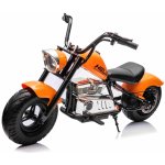 mamido Dětská elektrická motorka Chopper Warrior 36V oranžová – Zboží Mobilmania