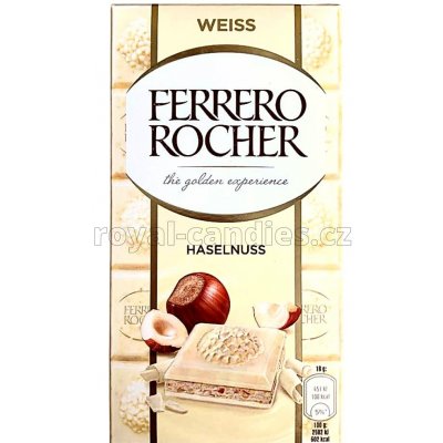 Ferrero Rocher White 90 g – Zboží Mobilmania