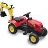 Šlapadlo Lean Toys Šlapací traktor s rypadlem