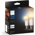 Philips LED žárovka E27 Hue 2ks 8W 75W White Ambiance 2200-6500K stmívatelná – Sleviste.cz