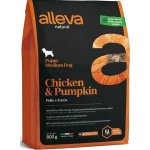 Alleva Natural Puppy Medium Chicken and Pumpkin 0,8 kg – Zbozi.Blesk.cz