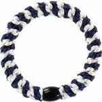 KKNEKKI Gumička do vlasů Kknekki White / Navy Stripe, modrá barva, textil – Zboží Mobilmania