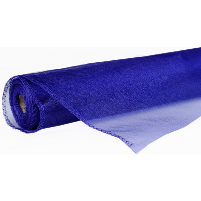 Organza SNOW 36cm x 9,1m TM. MODRÁ – Zboží Mobilmania
